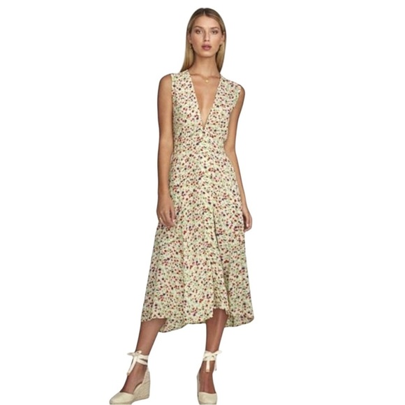 FAITHFULL THE BRAND Blohm Midi Dress in Bastille Floral Print - Picture 2 of 16